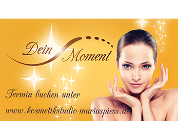 Gutschein für das Kosmetikstudio „Dein Moment“ im Wert von 20,00 €