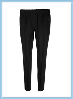 Trousers with jogging waistband