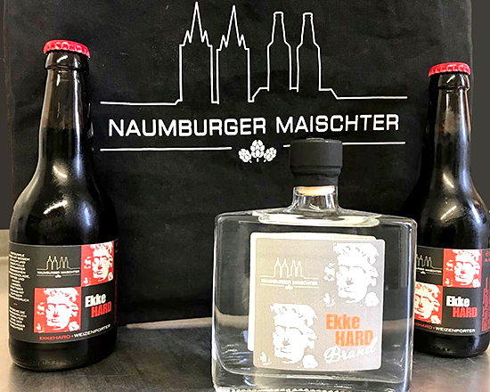 2 Biere „Ekkehard Weizenporter“ und „Ekkehard“ Brand von den Naumburger Maischtern