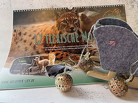 5x 1 Kalender Wildpark Reuschenberg