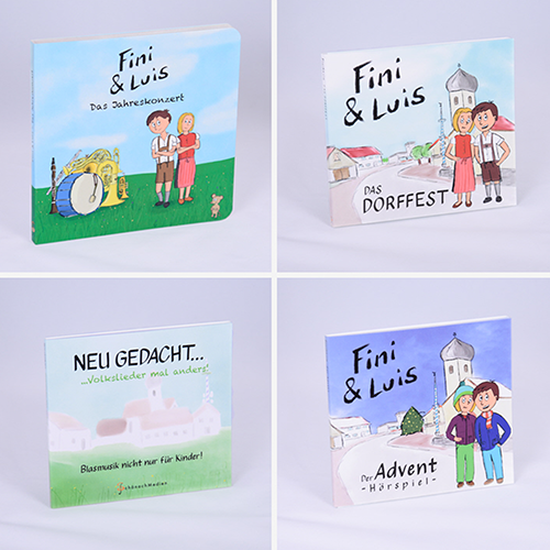 Geschenkpaket von Fini und Luis - Blasmusik für Kinder