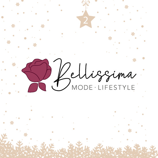 Hinter dem heutigen Türchen wartet ein Gutschein im Wert von 30 Euro von unserem Vorteilspartner  Bellissima Mode Lifestyle auf Sie.
